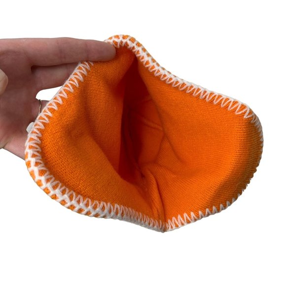 Kids UT Knit Hat Ear Flaps University Of Tennessee Embroidered Power Tee Orange - Picture 3 of 4